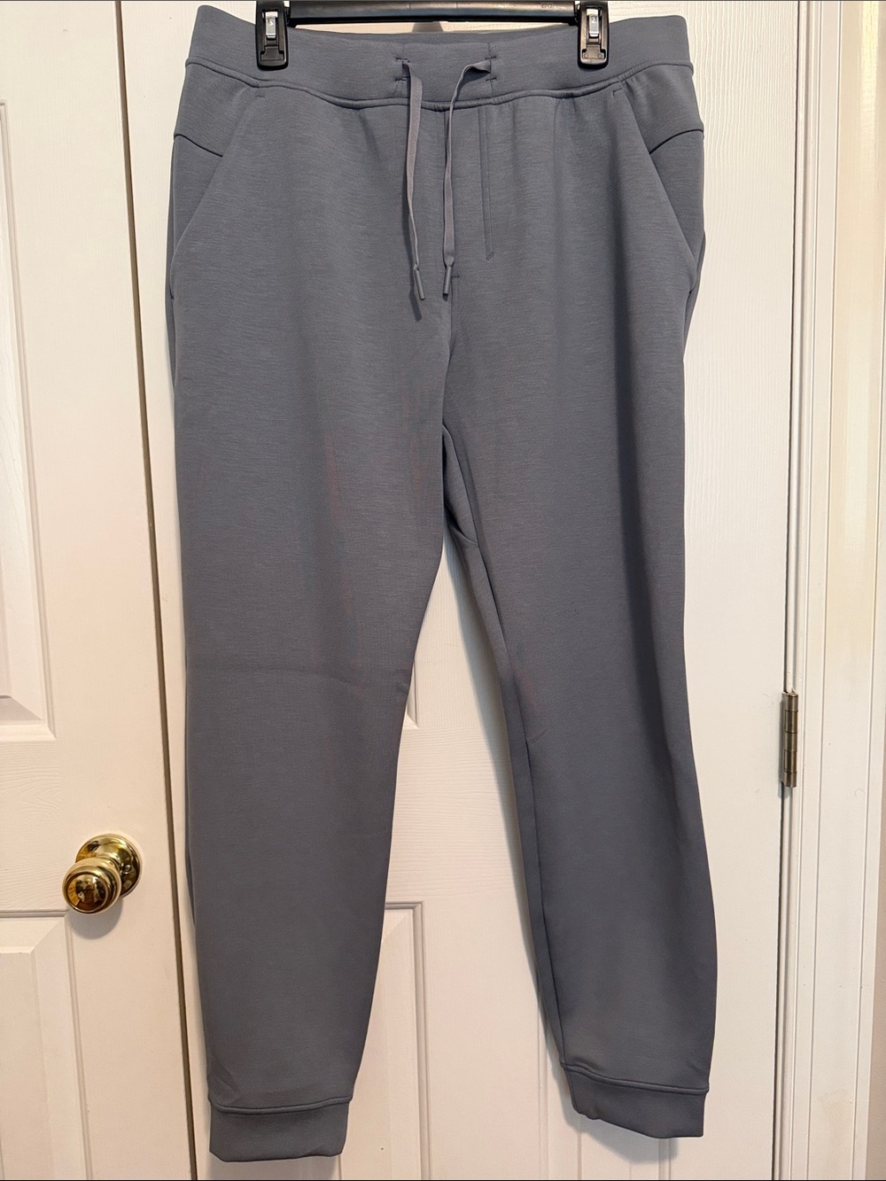 lululemon athletica Men's Slate Gray Joggers with Drawstring